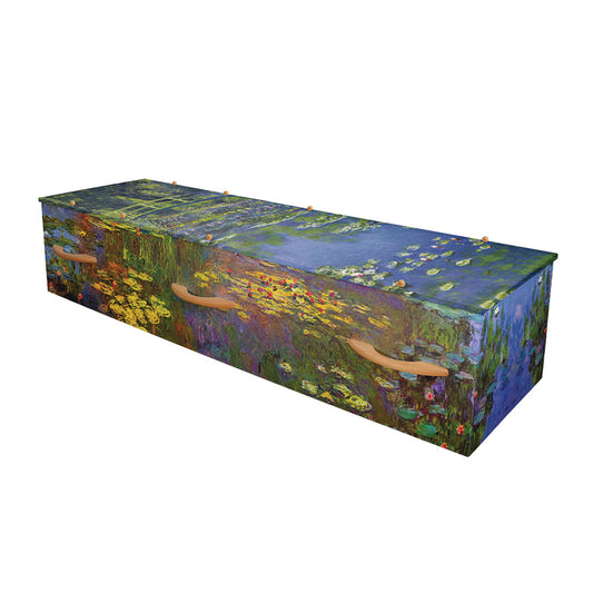 Water Lilies Cremation Container