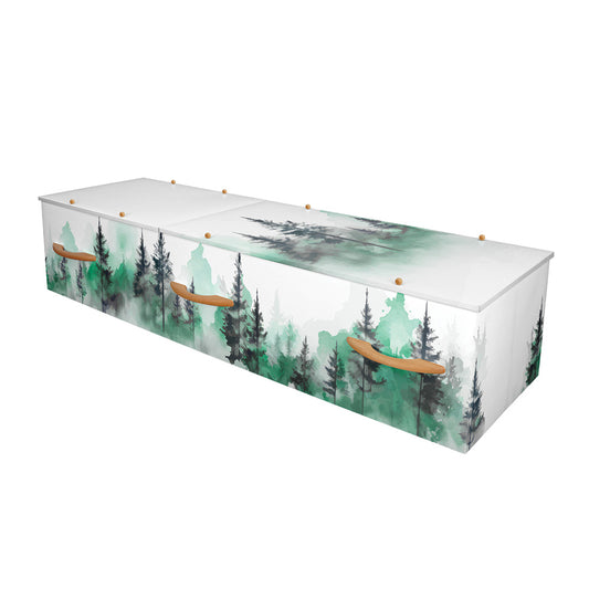 Tranquil Forest Cremation Container